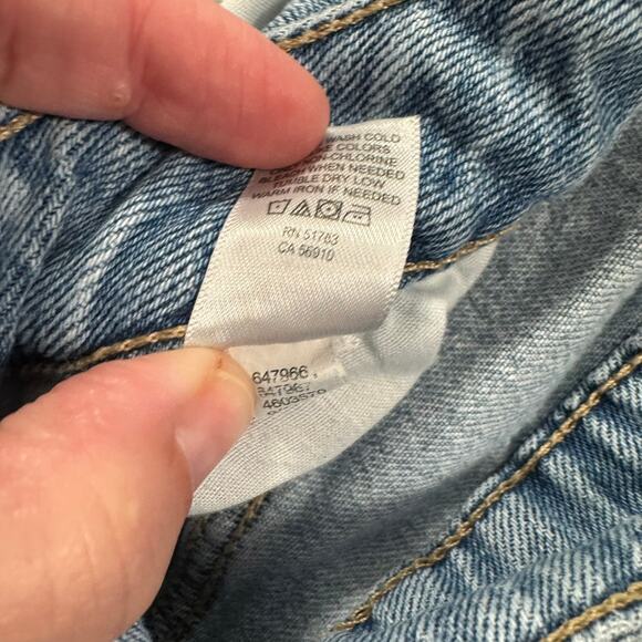 Maurices Goldies Cheeky Slim Boot Cut Jeans High Rise Distressed Plus Size 18 W - Picture 9 of 9